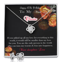 Load image into Gallery viewer, 60th Birthday for Her Gift, 60th Birthday Gift for her,  sixtieth birthday gift for women friend, 60th Birthday Women. Birthday gift from son, daughter
