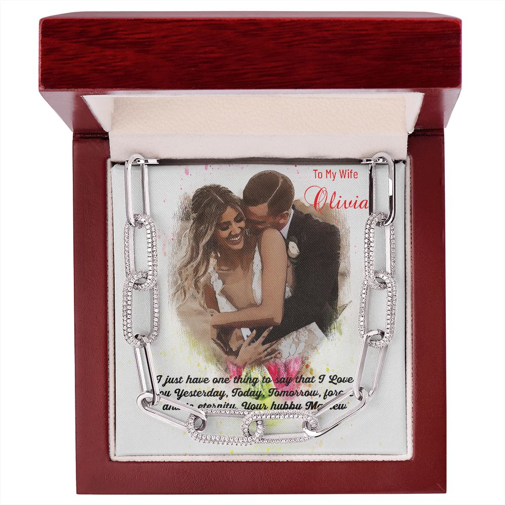 Forever Linked Necklace - Love You Forever from Hubby