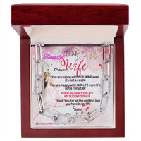 Load image into Gallery viewer, You Are My Queen, Forever Linked Necklace With Love From Husband
