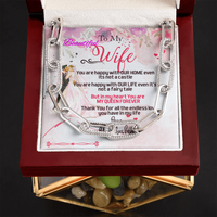 Load image into Gallery viewer, You Are My Queen, Forever Linked Necklace With Love From Husband
