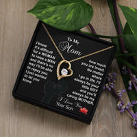 Load image into Gallery viewer, To my MOM - I know it difficult to raise a MAN (black background)
