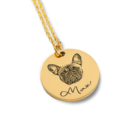 Load image into Gallery viewer, Pet Portrait Necklace
