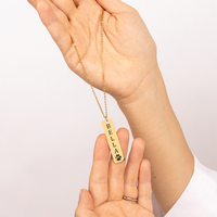 Load image into Gallery viewer, Actual Paw Print + Name Necklace
