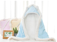 Load image into Gallery viewer, Blanket Wrap Double Layer Fleece Baby Swaddle Sleeping Bag For Newborns
