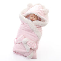 Load image into Gallery viewer, Blanket Wrap Double Layer Fleece Baby Swaddle Sleeping Bag For Newborns
