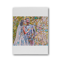 Load image into Gallery viewer, Couple mosaic Premium Stretched Canvas
