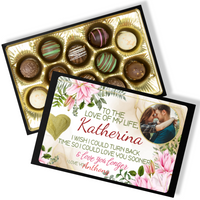 Load image into Gallery viewer, Chocolate for her, with her name on it to tell her that you love her forever
