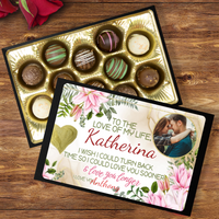 Load image into Gallery viewer, Chocolate for her, with her name on it to tell her that you love her forever

